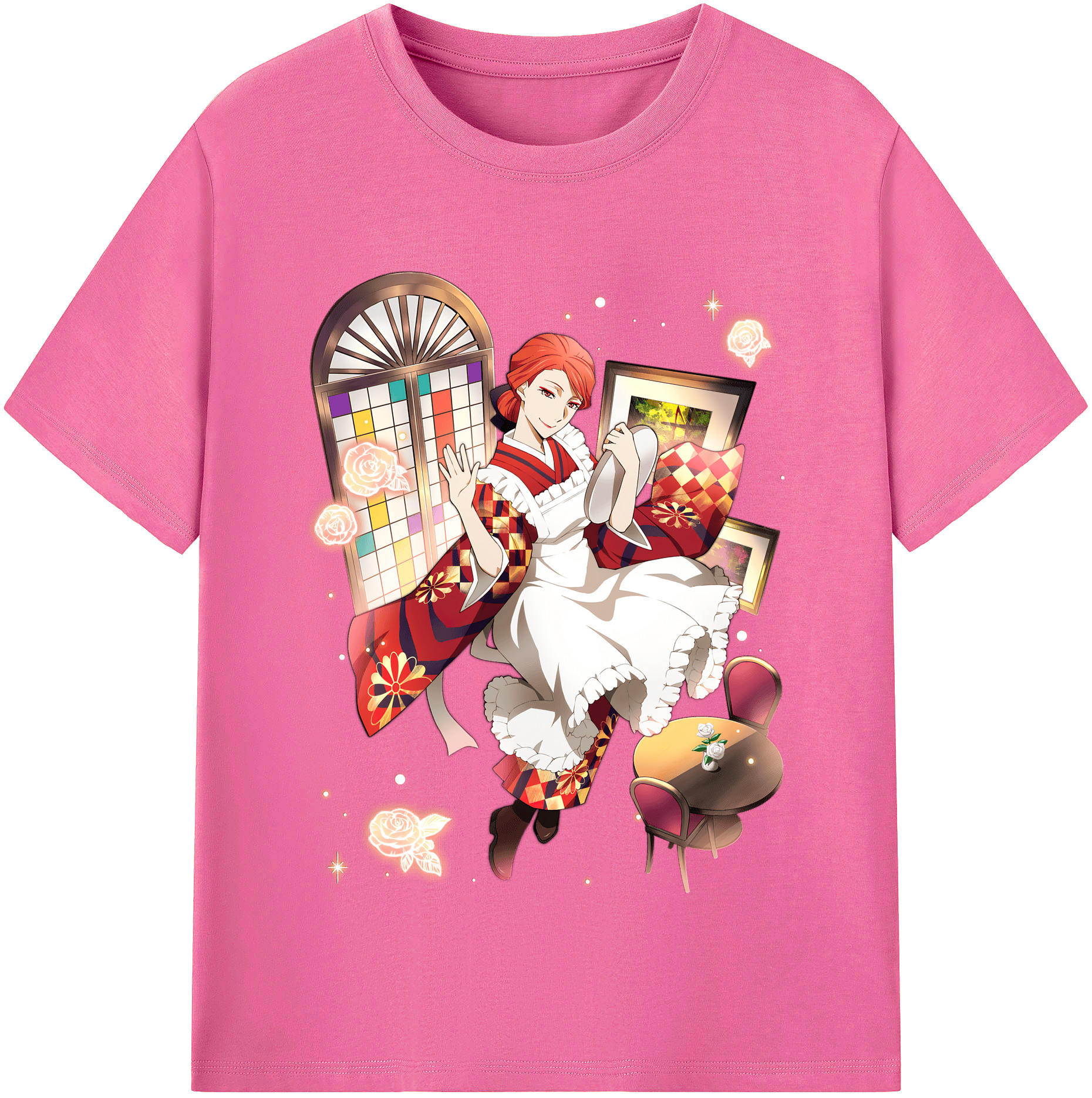 （画像用） 文豪ストレイドッグス Bungo Stray Dogs レディースカジュアルプリントTシャツ（綿100％）